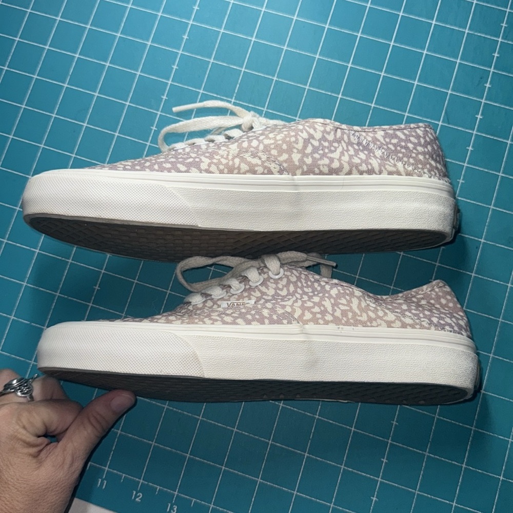 Vans Eco Theory UltraCush Dusty Pink Animal/Etherea Print Skate Shoes Size 9.5 - Picture 5 of 13